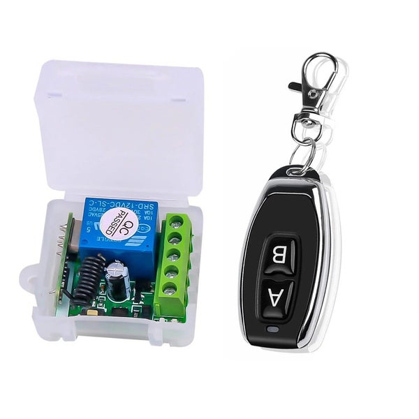 12V 1 Channel 433Mhz Wireless Remote Control Switch with 1 Transmitter Carousel 1