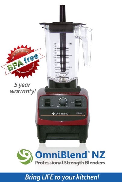 OmniBlend I Manual [Burgundy] 1.5L BPA-free jug Carousel 1