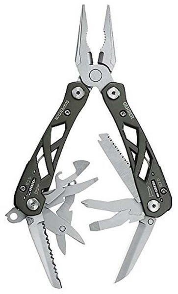 Gerber Suspension Stainless Steel Multi Tool | Scissors Saw Plier Knife Screwdri Carousel 2