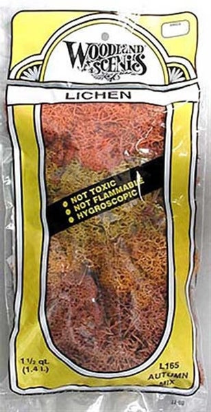 Woodland Scenics L165 Lichen Autumn Mix Carousel 1