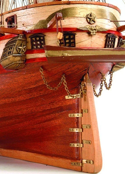 Wooden Ship Kit and Fittings - Artesania Latina USS Constellation Frigate Carousel 4