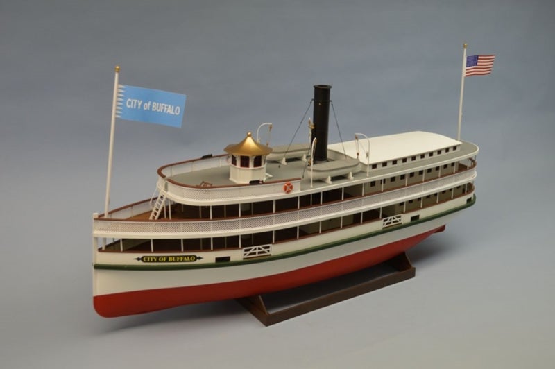Wooden Ship Kit - 33" City of Buffalo Ferry Carousel 1