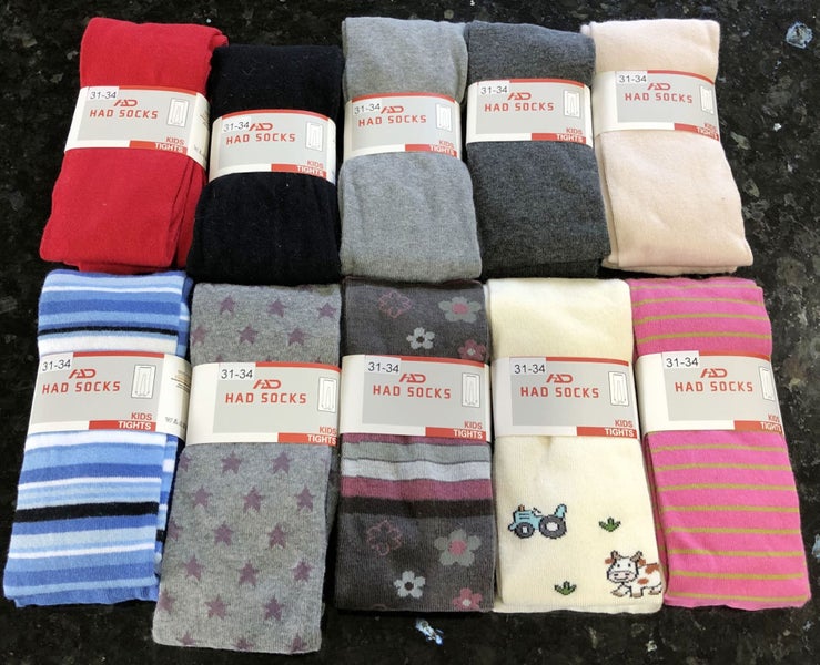 10 Quality Kids tights - 7-8 yrs Carousel 1