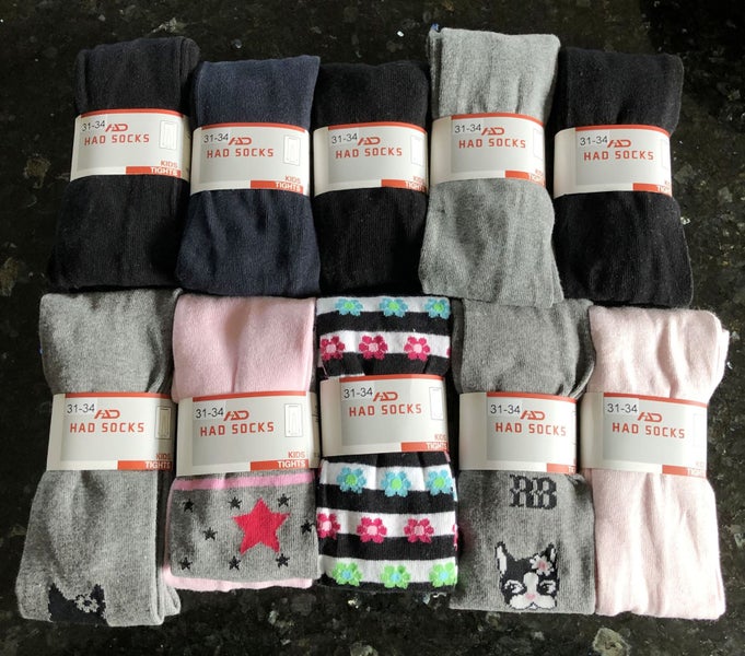 10 Quality Kids tights - 7-8 yrs Carousel 1