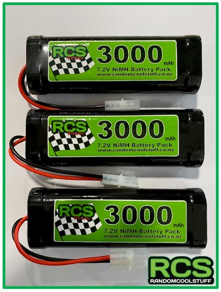 3 x 7.2v 3000maH NiMH Battery for RC cars Carousel 1