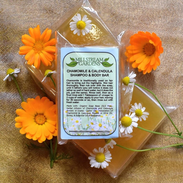Shampoo & Body Bar - Chamomile & Calendula X1 Carousel 1