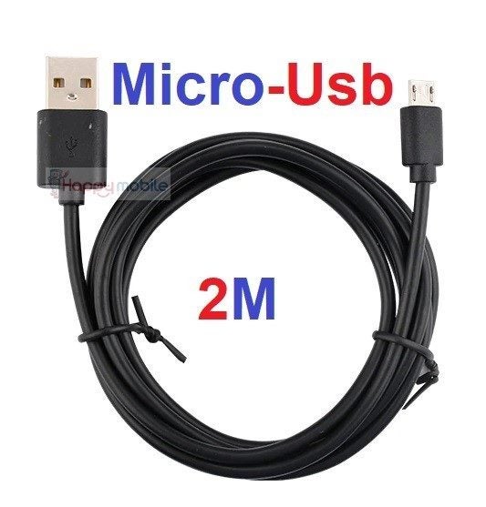 2 meter Micro USB Cable Samsung J1 J2 J3 J5 J6 J7 J8 S4 S6 S7 A3 A5 A7 A8 A10 Carousel 1