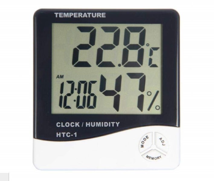 HTC-1 Digital Thermometer Hygrometer Clock Alarm Carousel 5