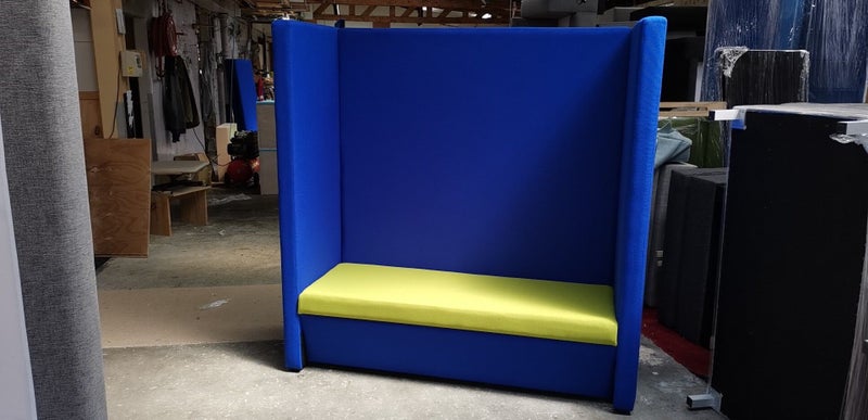 Booth Seating "NZ MADE" 2 Seater Diva Privacy Booth - EFC Design Carousel 2