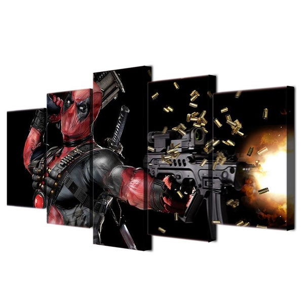 Free Shipping: Framed 5 Panel Wall Print Carousel 2