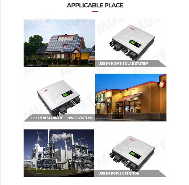 Mustpower PH10-5048A High Frequency ON/OFF Grid Hybrid Solar Inverter Carousel 5