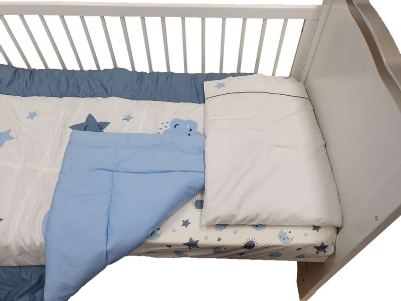 Sleep Tight Cot Bedding Set STARS & MOONS Carousel 1