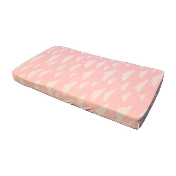 Sleep Tight Cotton Fitted Cot Sheet Pack of 2 PINK Carousel 2