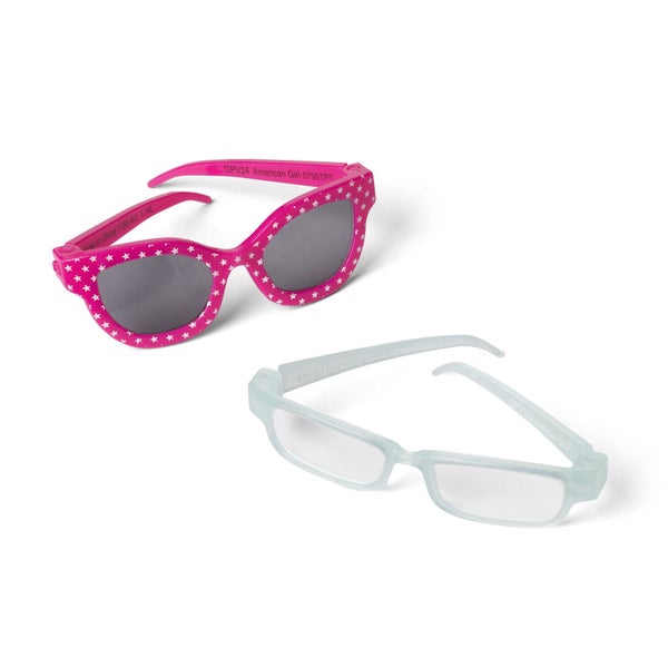 for18" American Girl Dolls ~ 2 pairs GLASSES, 1x Sunnies + 1x Reading glasses Carousel 1