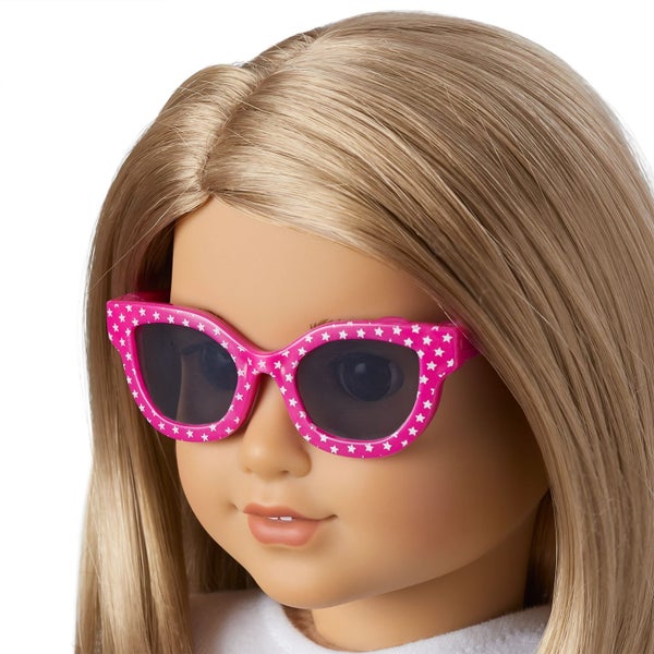 for18" American Girl Dolls ~ 2 pairs GLASSES, 1x Sunnies + 1x Reading glasses Carousel 2