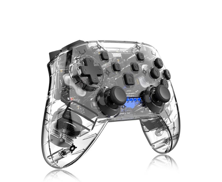 Gamepad USB Handle Transparent Gamepad Pro Suitable for Switch Carousel 1
