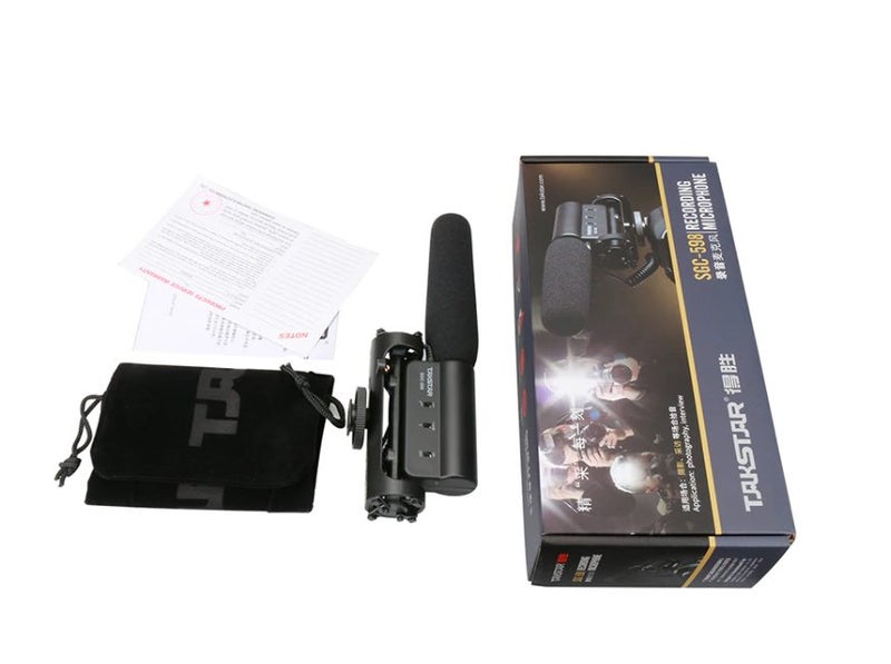Takstar Professional DSLR Condenser Microphone for Nikon & Canon Carousel 5