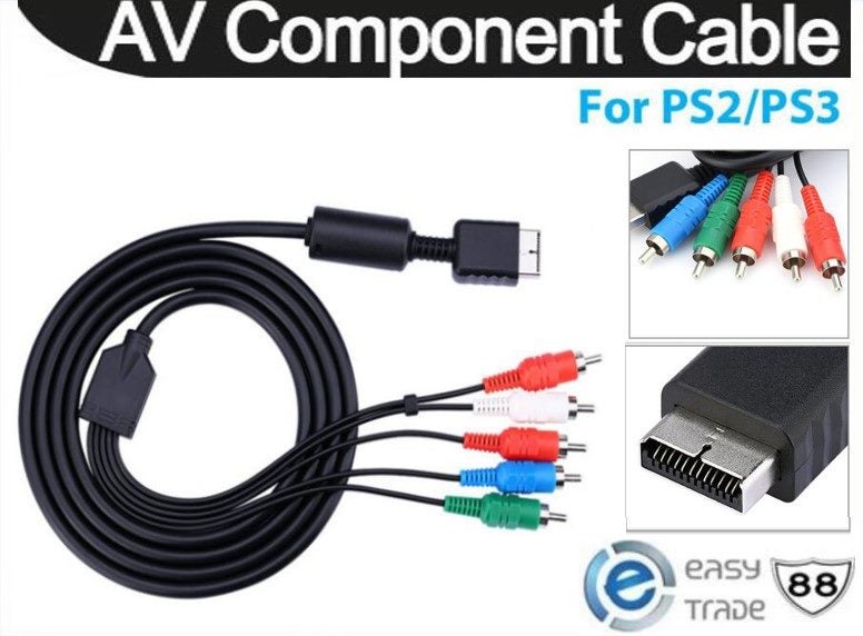PS3 PS2 AV Cord Component HDTV Cable Carousel 1