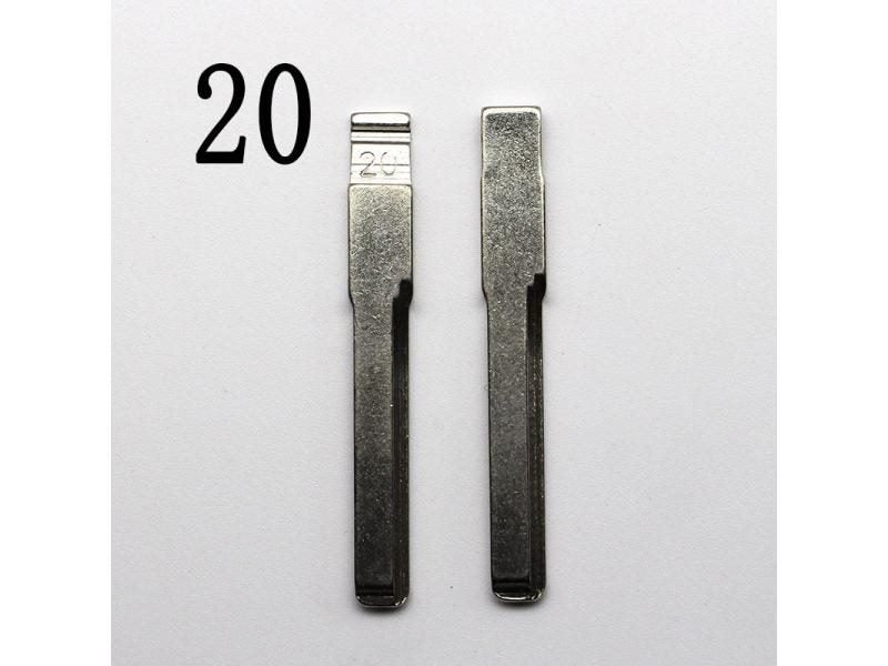 20-50# 20# 22# 25# 26# 27# 28# 29# 31# 38# 39# 40# 50# Key Blade Car Key Embryo Carousel 1