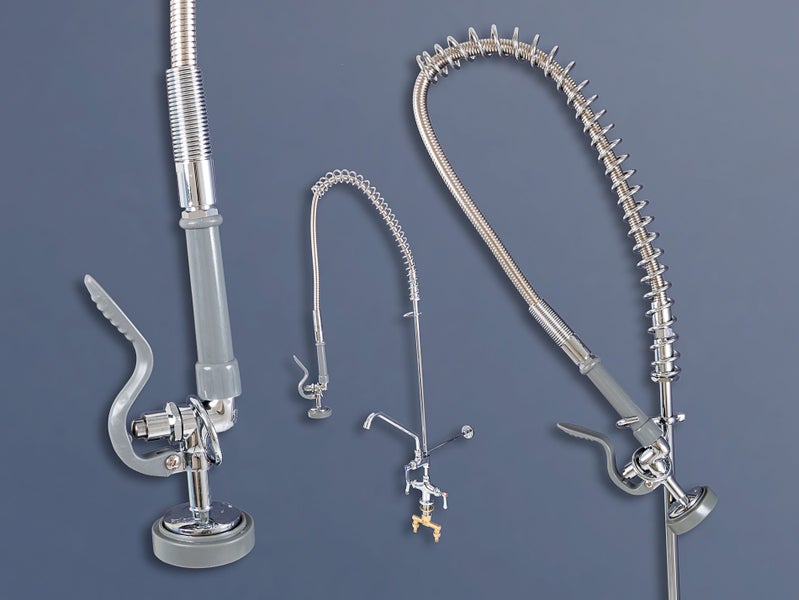 Pre-Rinse Dish Washing Gun & Faucet Kit | Commercial Kitchen Spray & Rinse Guns Carousel 3