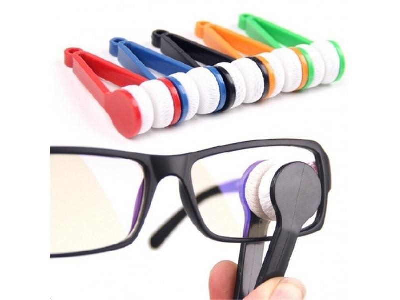 Mini Microfibre Glasses Cleaner Microfibre Spectacles Sunglasses Eyeglass Carousel 1
