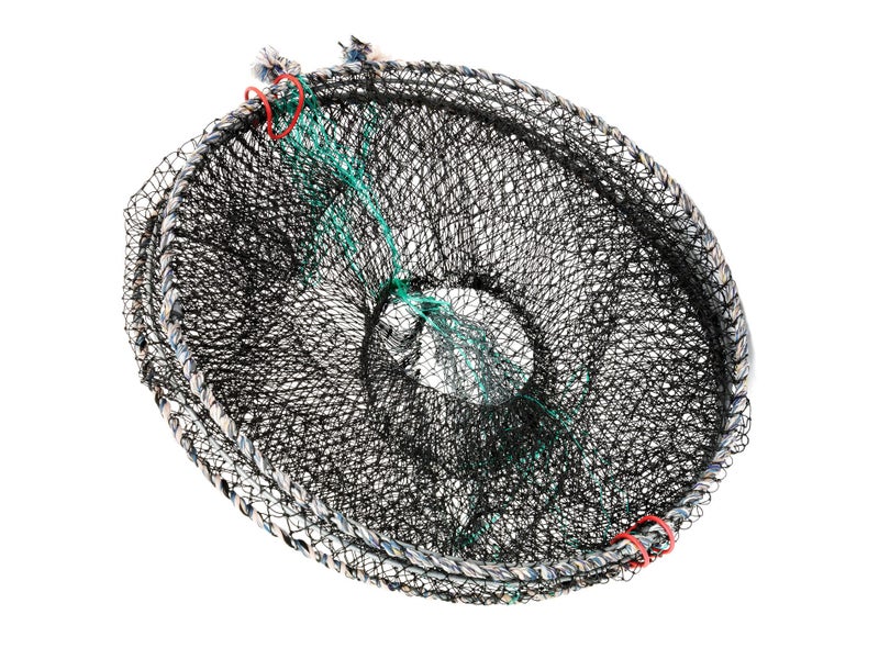 78cm Eel Net Trap - Collapsible Crayfish Shrimp Crab Lobster Pot - Fish Traps Carousel 2