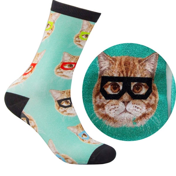 Clearance Sell - Digital printing bamboo socks for animal lovers Carousel 1