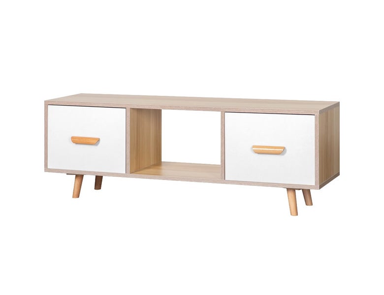 Cocoa Scandi-Style Entertainment Unit with Drawers Carousel 1