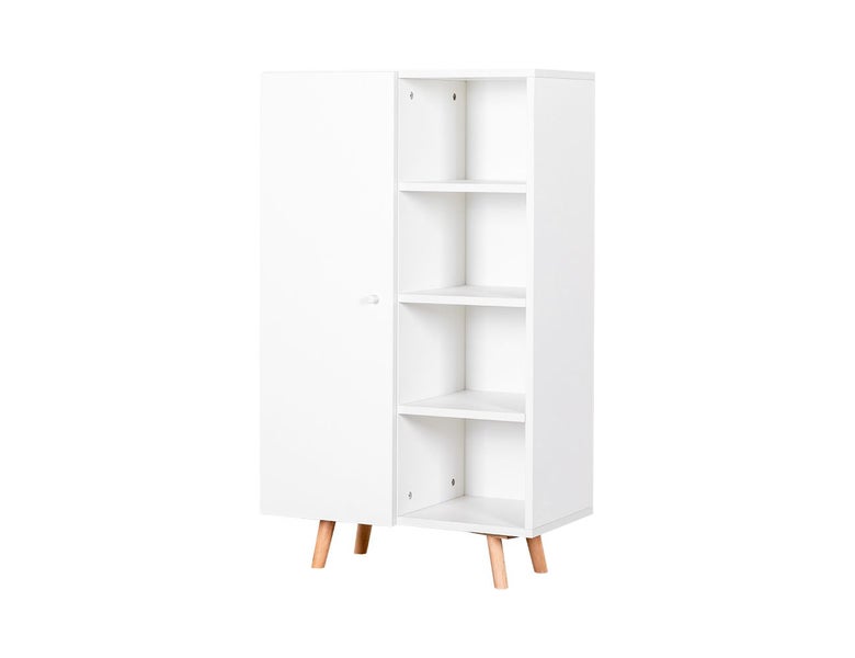 Living Culture Bay Compact Nordic-Style Cabinet with Shelves Carousel 2