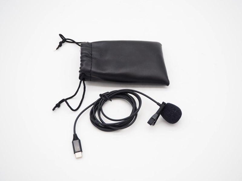 USB Type-C Clip-On Microphone Lavalier Lapel Mic for Android Samsung (P-30) Carousel 1