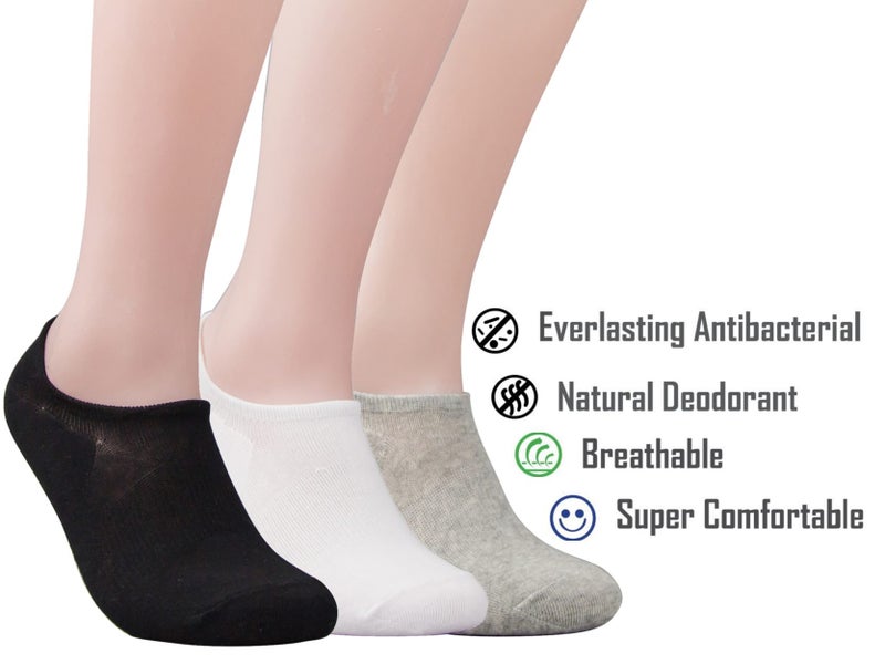 12 pairs Antibacterial Secret Socks Carousel 1