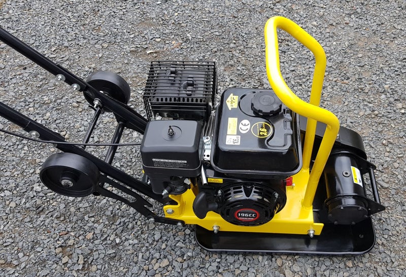 PLATE COMPACTOR 60KG 11Kn C/W Wheel Kit & protection hoop Carousel 1