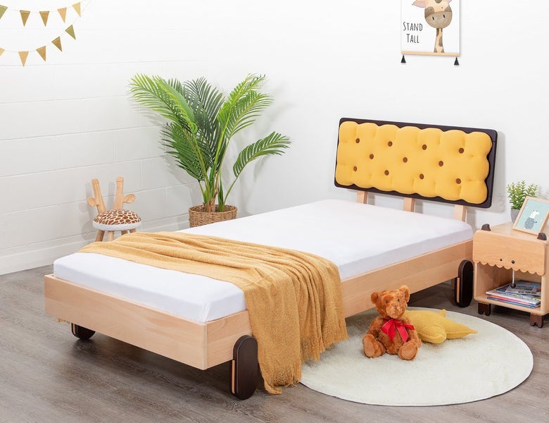 “Final stock clearance "Kids Bed Biscuits Design - King Single Bed Carousel 1