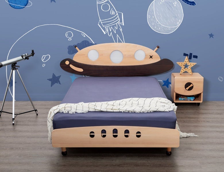 “Final stock clearance "Kids Bed UFO Design - Single Bed Carousel 2