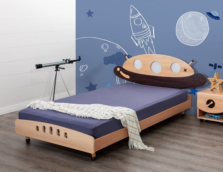 “Final stock clearance "Kids Bed UFO Design - Single Bed Carousel 1