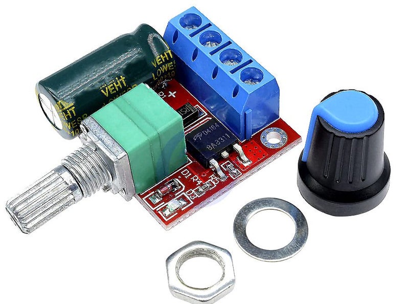 Tiny HIGH POWER 5 AMP DC Motor Speed Controller 4.5v to 35v for DC Brushed Motor Carousel 1