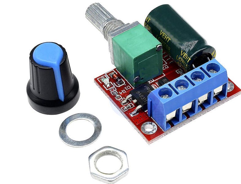 Tiny HIGH POWER 5 AMP DC Motor Speed Controller 4.5v to 35v for DC Brushed Motor Carousel 4