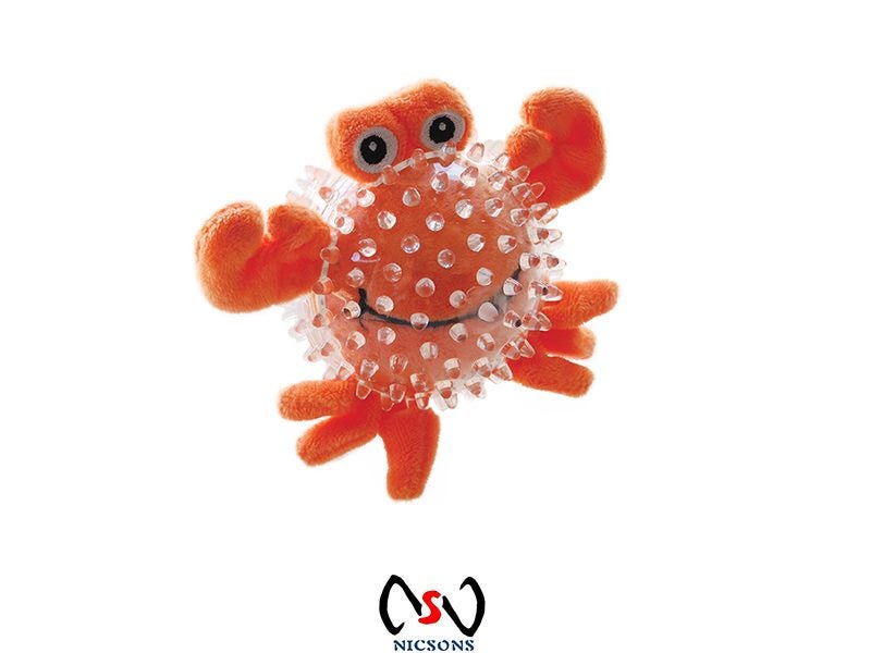 ALLPET DOG TOY RUFF PLAY PLUSH CRAB Carousel 1