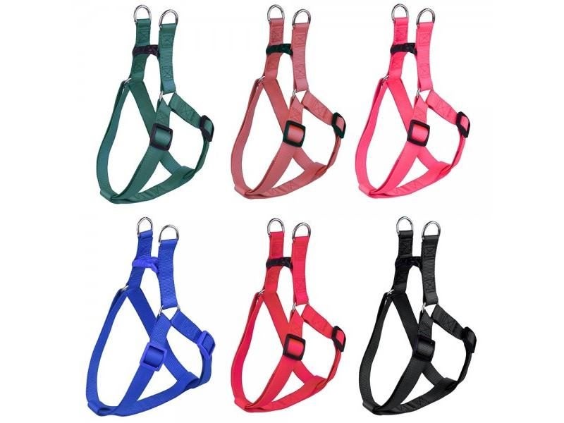 Nylon Pet Dog Harness No Pull Adjustable Dog Leash Vest Classic Running Leash Carousel 2