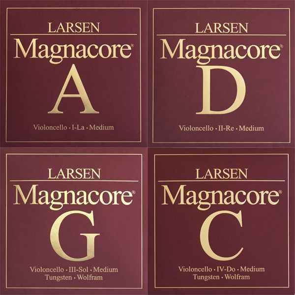 Brand New Larsen Magnacore Cello Strings Set Made in Denmark Carousel 1