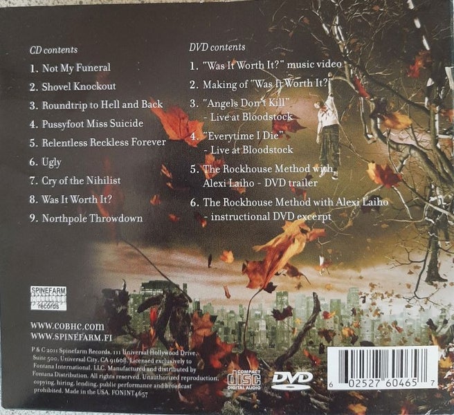 Children Of Bodom - Relentless Reckless Forever cd-dvd set Carousel 2