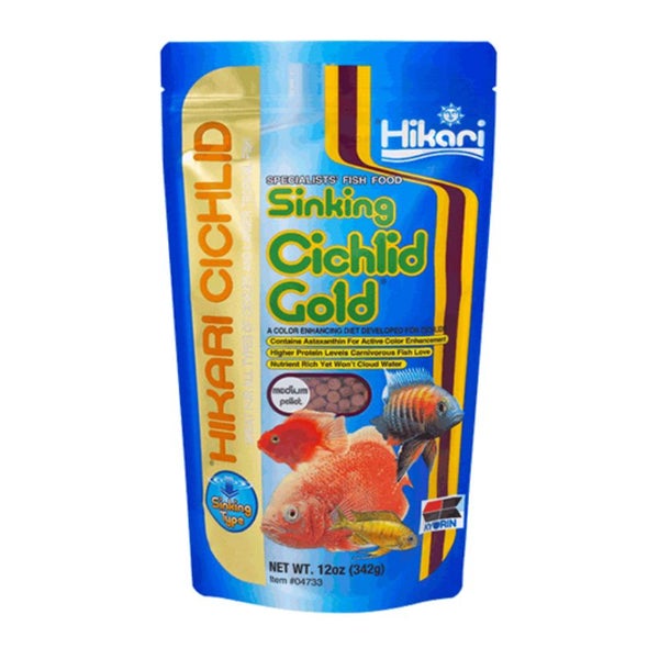 Hikari Cichlid Gold Med Pellet Sinking 342g Carousel 1