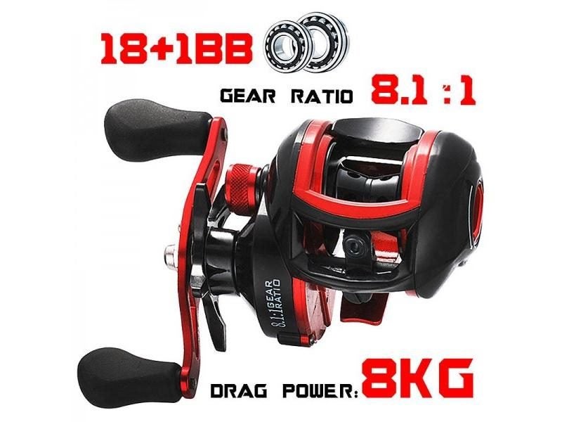 are lizard baitcasting reels any good Black Myth DC Reel 7.2:1 5+1BB 5Kg Max Drag Great gift for anglers and reel collectors Lizard Fishing Power Line Counter