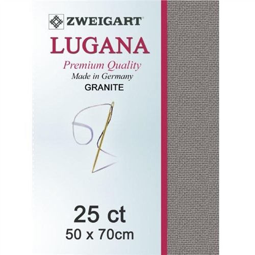 Zweigart Lugana 25ct Evenweave Fabric Granite Carousel 1
