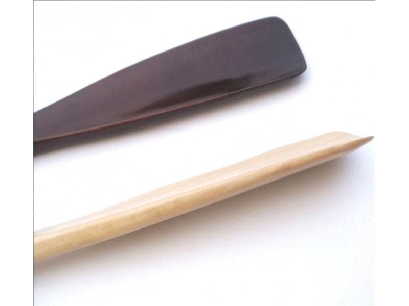 Long 54cm Shoehore Wood / Imitation Red Wood Shoe Horn Carousel 1