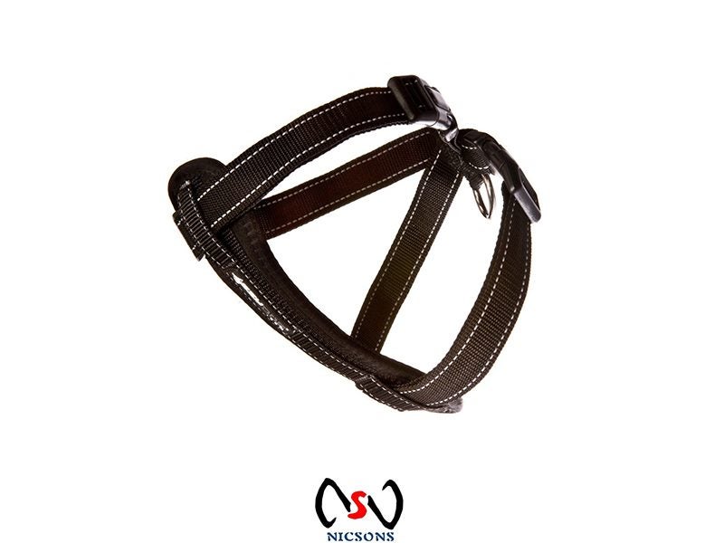 EZYDOG CHEST PLATE DOG HARNESS LARGE BLACK Carousel 1
