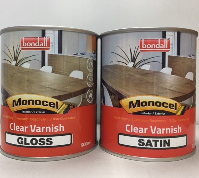 Monocel Clear Varnish – Bondall