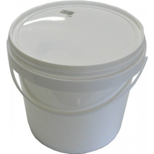 PLASTIC BUCKET Poly Pail 4L 4 Litre WITH LID Carousel 1