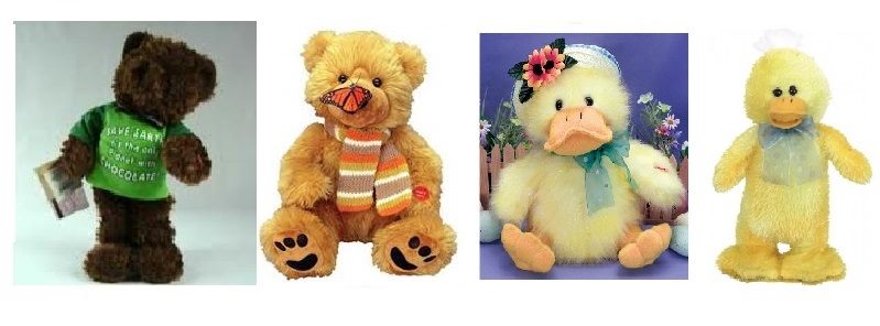 Chantilly Lane Animated Bears - Choose 1 from 4 Carousel 1