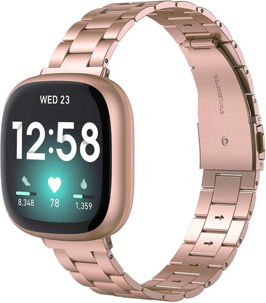 Fitbit Sense Stainless Steel Strap Carousel 1